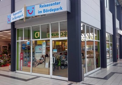 Reisecenter im Bördepark Magdeburg
gegenüber Mediamarkt